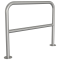 Stainless steel hoop |  48 mm | for casting in concrete | with cross bar | total width 1000 mm | To be fixed by plugs